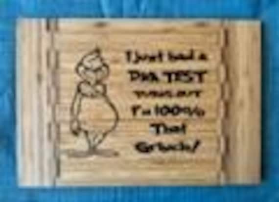 Grinch themed cutting board