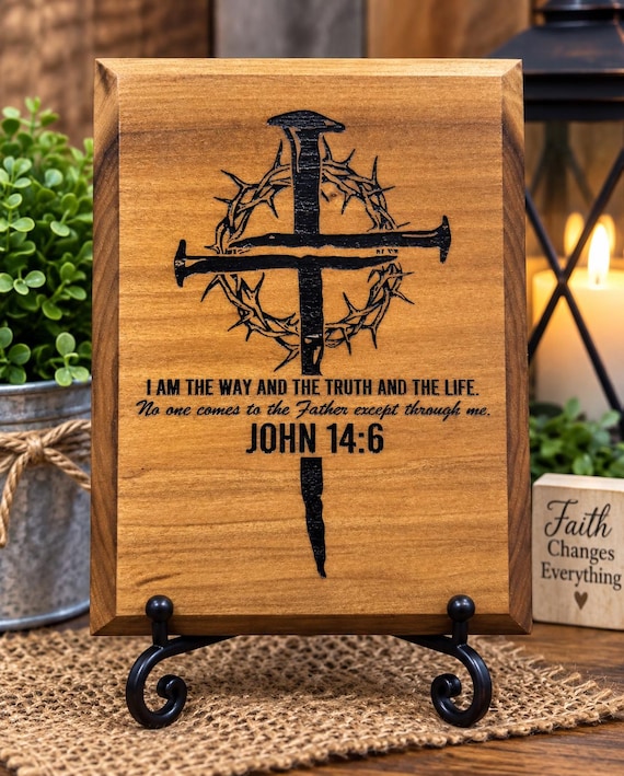 John 14:6 Plaque