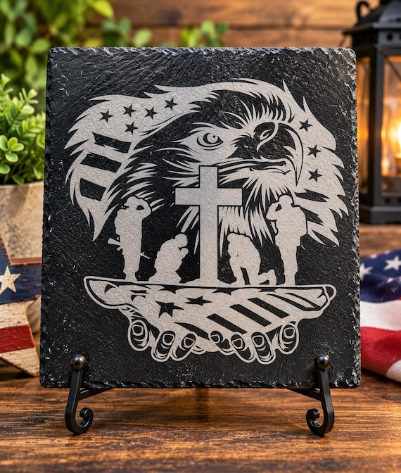 Eagle Cross themed slate