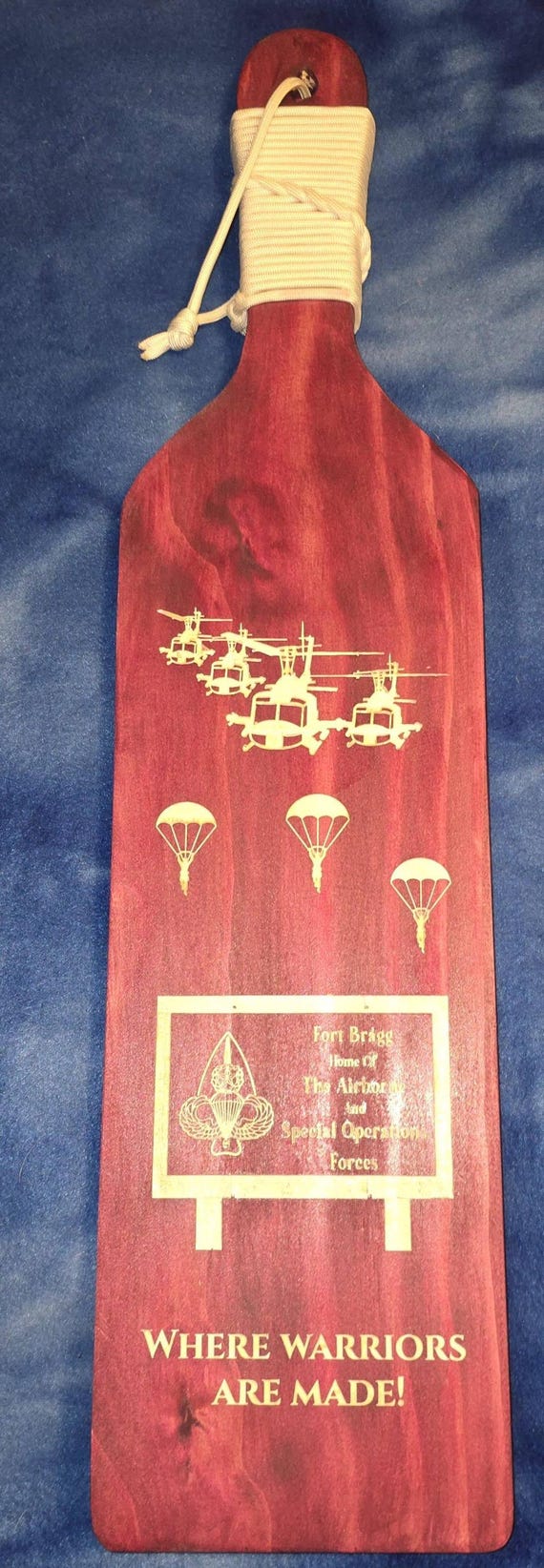 Fort Bragg Themed paddle