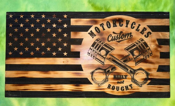 Motorcycle Themed Flag