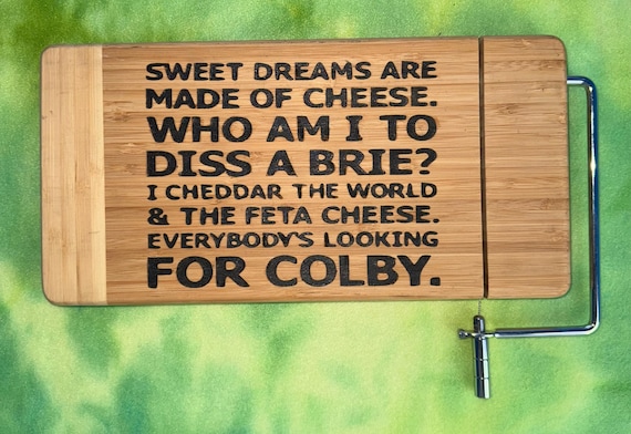 Sweet Dreams are Made of These Cheese board