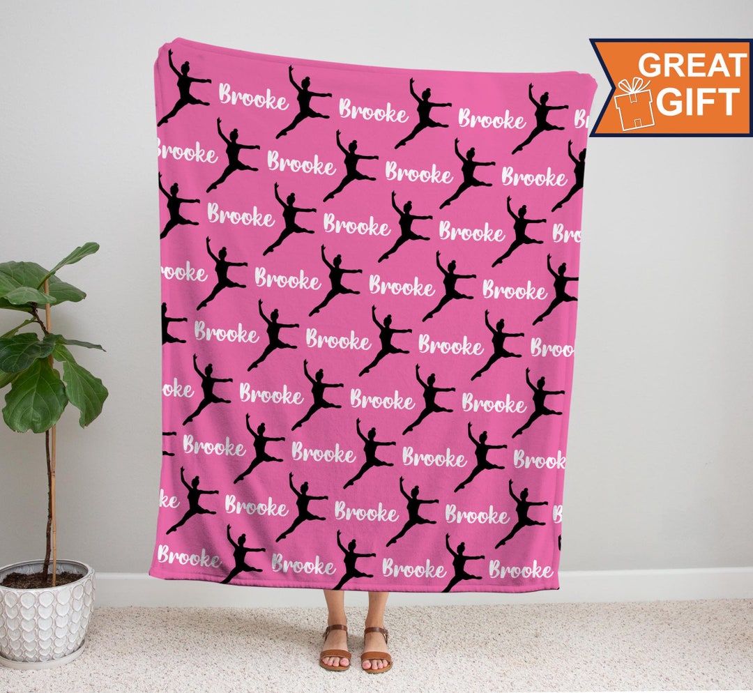 Custom Dance Blanket Personalize Dance Team Gifts Dance Competition