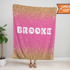 Custom Dance blanket - Personalized Dance Team Gift - Dance Competition - Dance Nationals - Gift For Dancer, Ballerina Gift, Gymnastics Gift