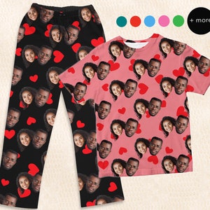 Matching Pajamas, Valentines Day Gift for him her, Anniversary Gift, Personalize Pajama Pants, Couples Gift, Couples Pajamas, custom gifts.