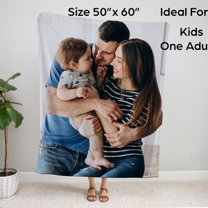 Manta personalizada con foto de mascota, manta personalizada con cara de gato, regalo para mamás y papás de gatos imagen 7