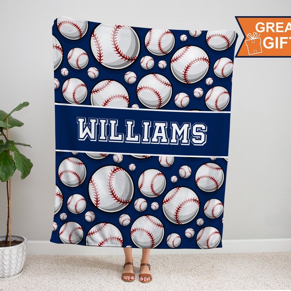Baseball Blanket Etsy