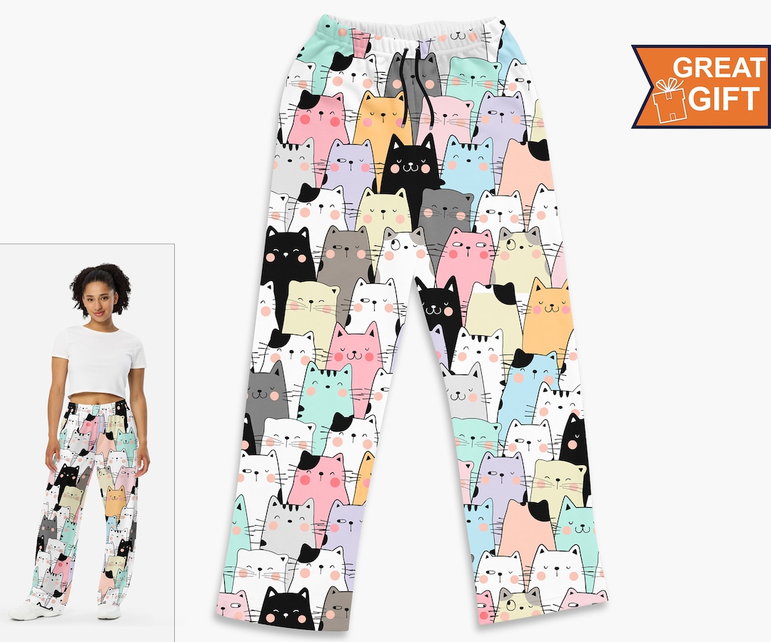 Cat Pajamas, Cats Pajamas, Gifts for Cat Mom, Cat Dad, Cat Lover, Cat ...