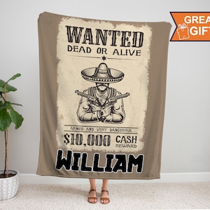 Cowboy Blanket, Personalized Cowboy Baby Blanket, Cowboy Baby Blanket, New Baby Gift, Cowboy Nursery, Western Cowboy Baby Blanket for Boys