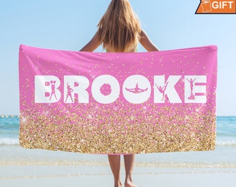 Custom Cheerleader Towel - Personalized Cheerleader Team Gift -  Cheerleader Competition - Gift For  Cheerleader -  Cheerleader Gift