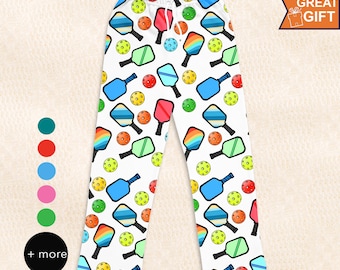 Pickleball pajama pants, Pickleball gift, gift for Pickleball player, Pickleball team gift, Pickleball coach, Gift for Pickleballer