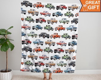 Trucks Blanket, Trucks Birthday Gift, Truck Baby Boy, Truck Blanket Baby Boy, Car Kids Blanket
