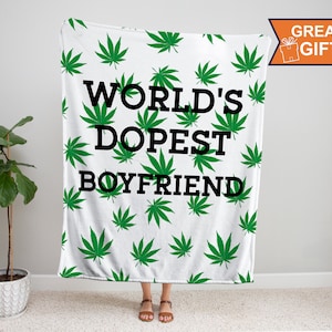 Boyfriend Christmas Gift, Funny Christmas gift for Boyfriend, Boyfriend Gift, World&#39;s Best Boyfriend blanket, Funny Boyfriend Gift,