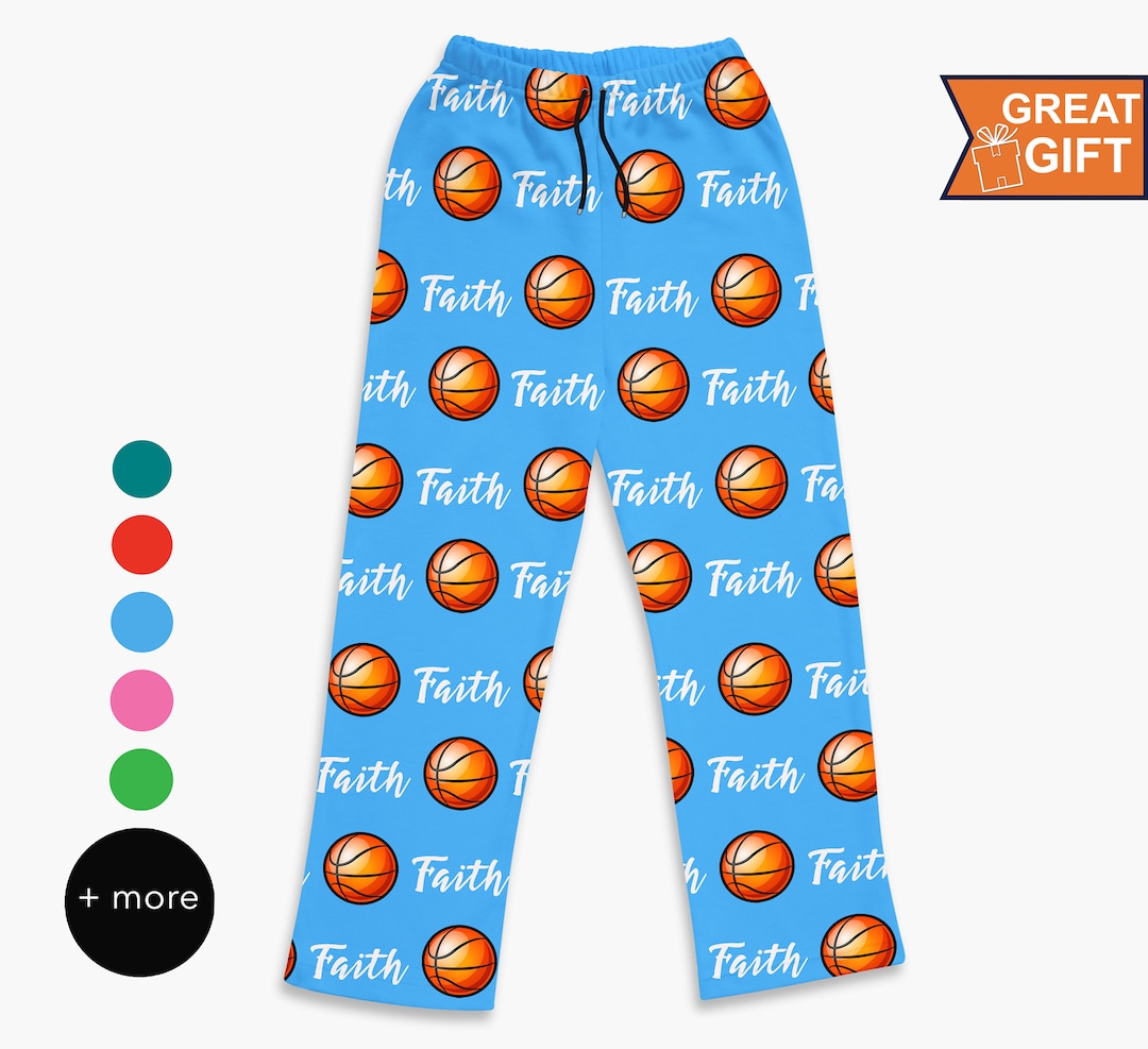 Personalized Basketball Pajama With Your Name, Sports Gift, Basketball