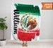 Personalized Mexico Flag Blanket, Mexico Flag Blanket, Mexico gift for him her, gift for Mexican 