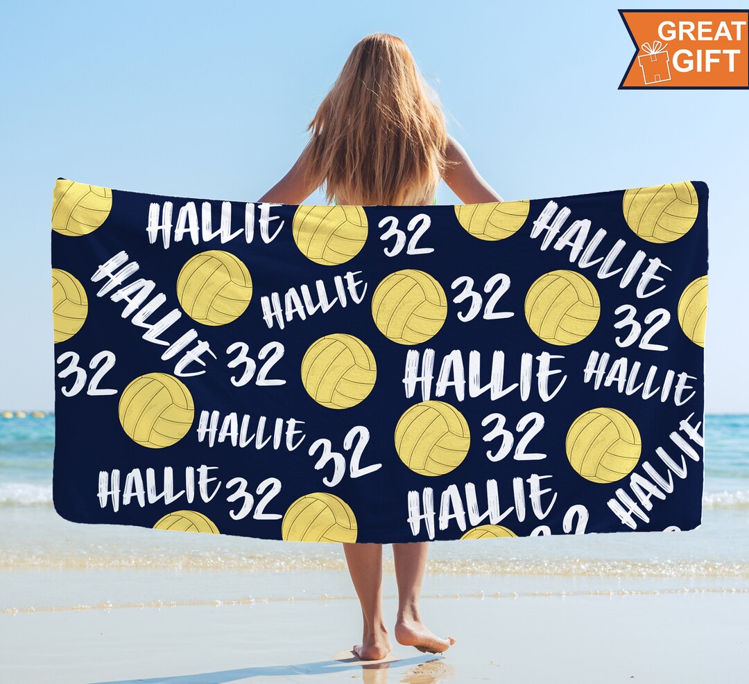 Custom Water Polo Towels With Name, Water Polo Team Gifts, Sports Gifts