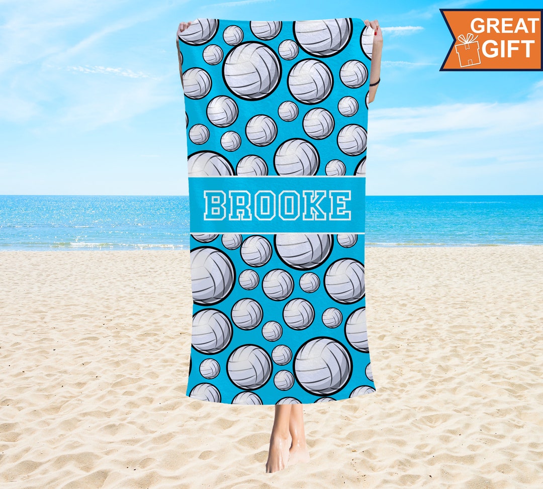 Custom Volleyball Towels With Name, Volleyball Team Gifts, Sports Gifts