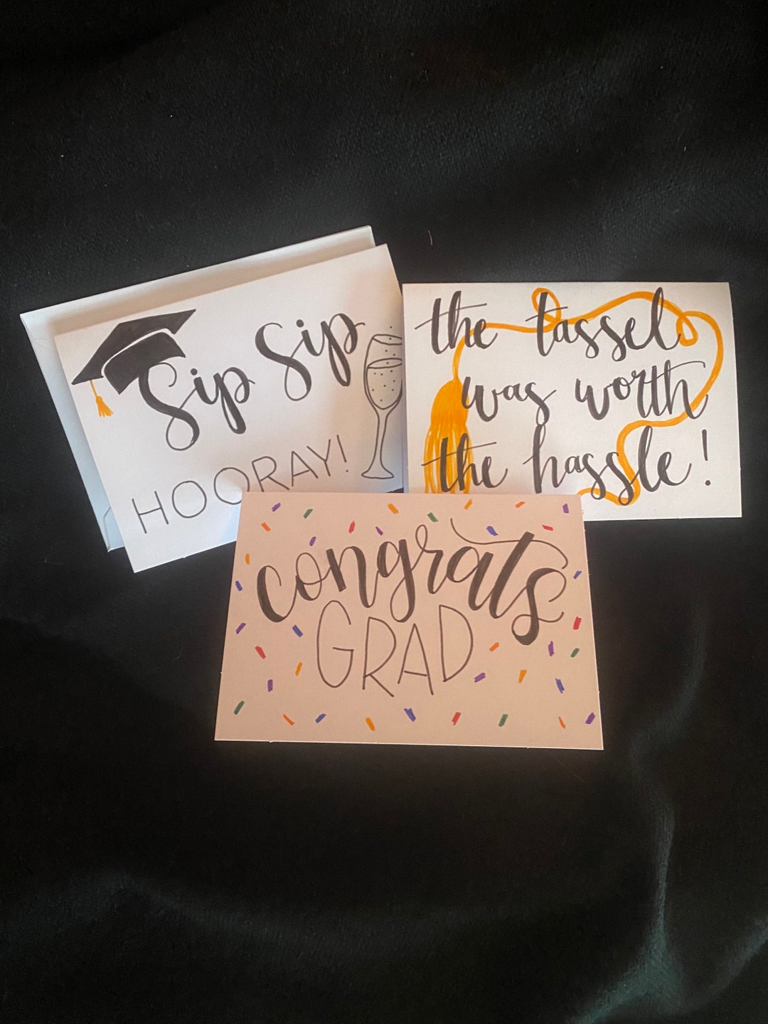 Graduation Mini Cards Graduation Cards, Set of 3 - Etsy