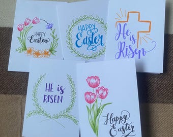 Happy Easter Cards, pack of 5