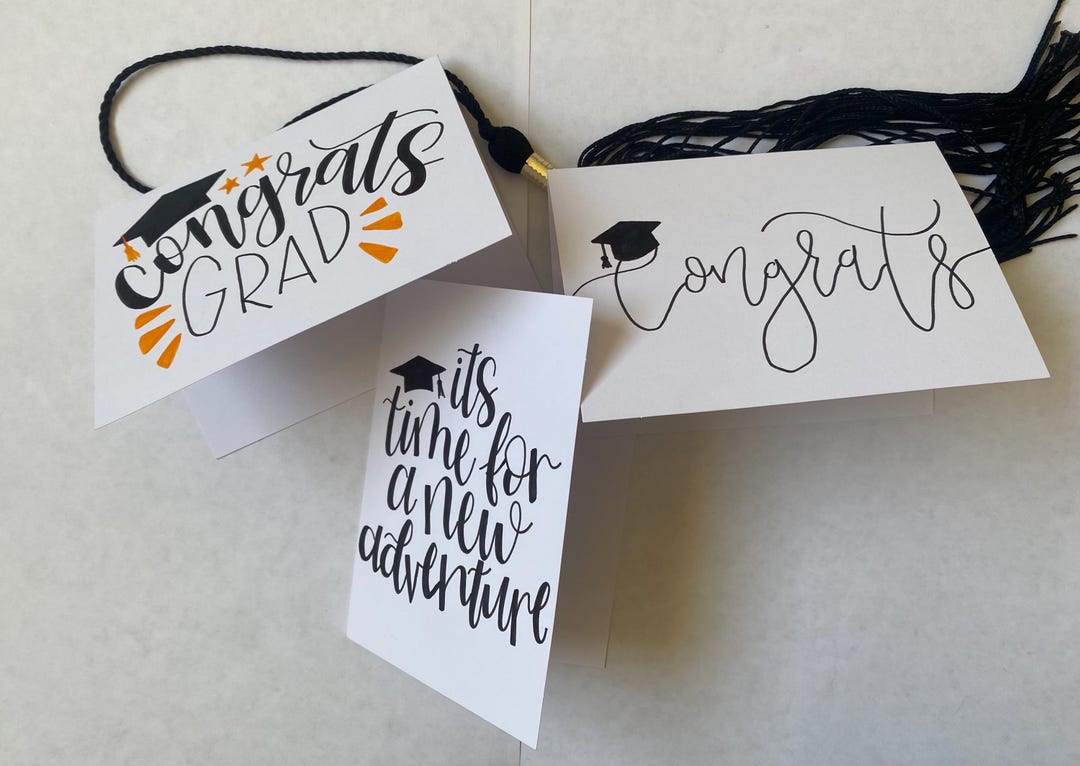 Graduation Mini Cards Graduation Cards, Set of 3 - Etsy