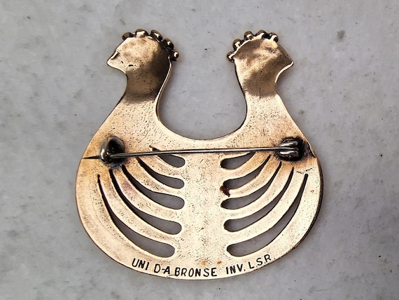 Uni David-Andersen bronze brooch Norway. Design L… - image 2