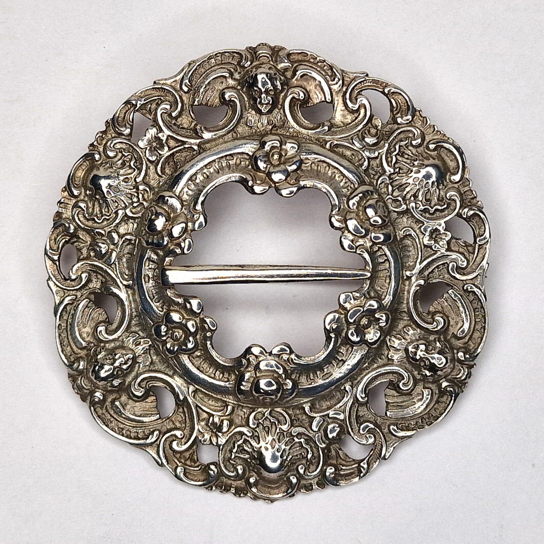 Norwegian Ruck Pin Norwegian Romantic Nationalism. Rare Antique Br.s Norway Silver 830 ...