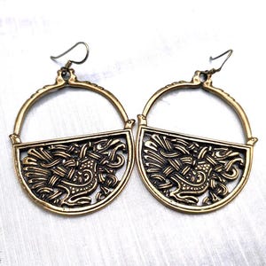 Sigmund Espeland Earrings Bronze Snorre Norwegian Viking Jewelry