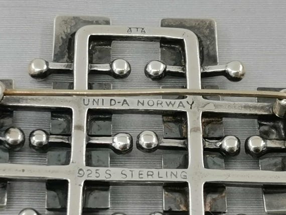 Vintage brooch Pin David Andersen Uni David-Ander… - image 5