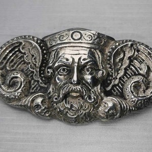 Henrik Moller Trondheim Norway rare antique silver 830 brooch Scandinavian Norwegian