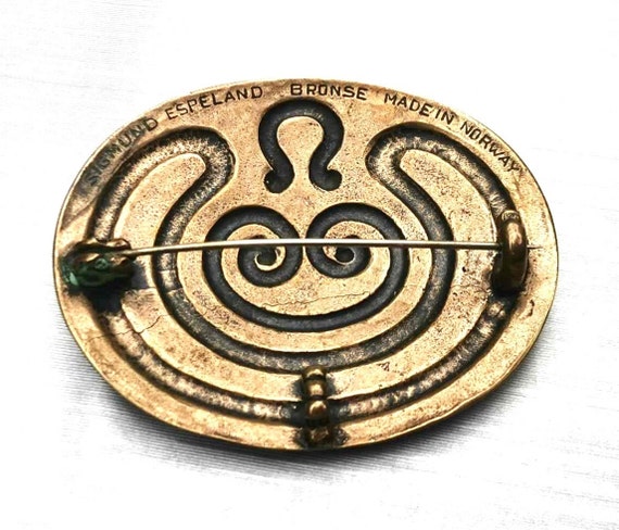 Sigmund Espeland pendant bronze viking age brooch… - image 2