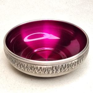Rare Astri Holthe Pewter Bowl with Enamel Interior