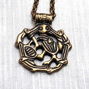 Sigmund Espeland necklace Snorre Viking bronze pendant Norway Scandinavian