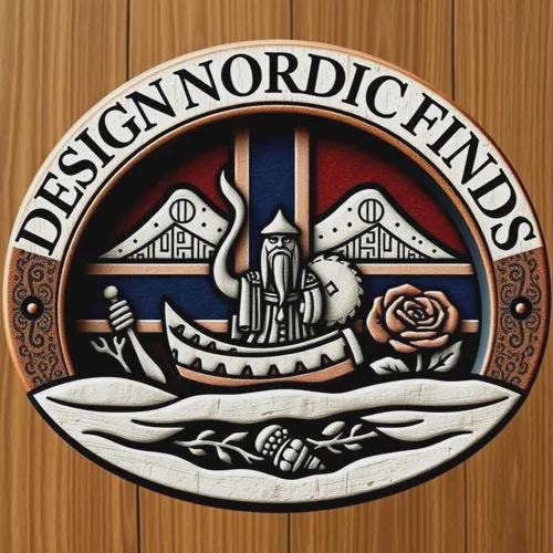 ノルウェーのローズマリング。伝統的な手描きの木製ボウル