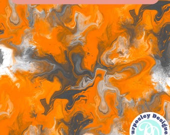 Peinture orange et grise pour motif transparent - lot de deux fichiers pour sublimation, papiers peints, impression, conceptions transparentes, PNG