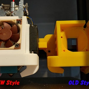 SATSANA Ender 3/v2 Remix Swiss Direct Drive + BLtouch, BETTER Fan Duct Angle!