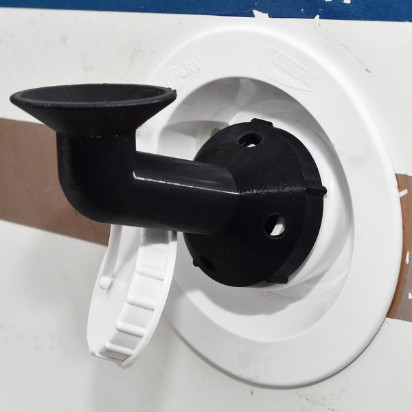 Small RV / Travel Trailer Fresh Water Fill Funnel for Hands Free Sanitization and Winterization