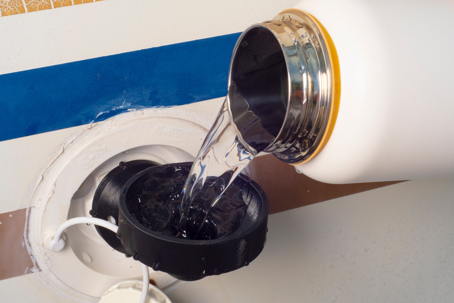 Large RV Travel Trailer Fresh Water Fill Funnel Hands Free Etsy