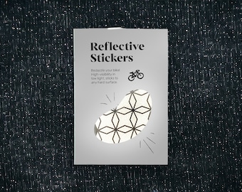 Reflektierendes Stickerblatt - Gut sichtbare Sternaufkleber