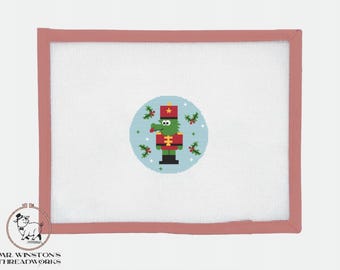 Philly Phanatic Toy Soldier Cross-Stitch Pattern (Christmas Ornament)