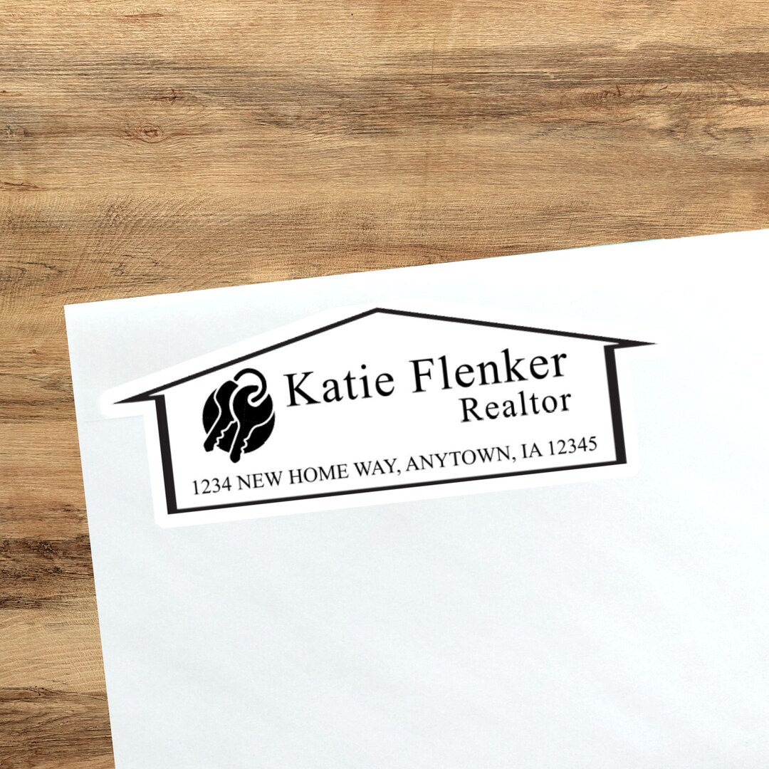 Realtor Address Labels Real Estate Return Address Labels, House Address Stickers, Realtor ...