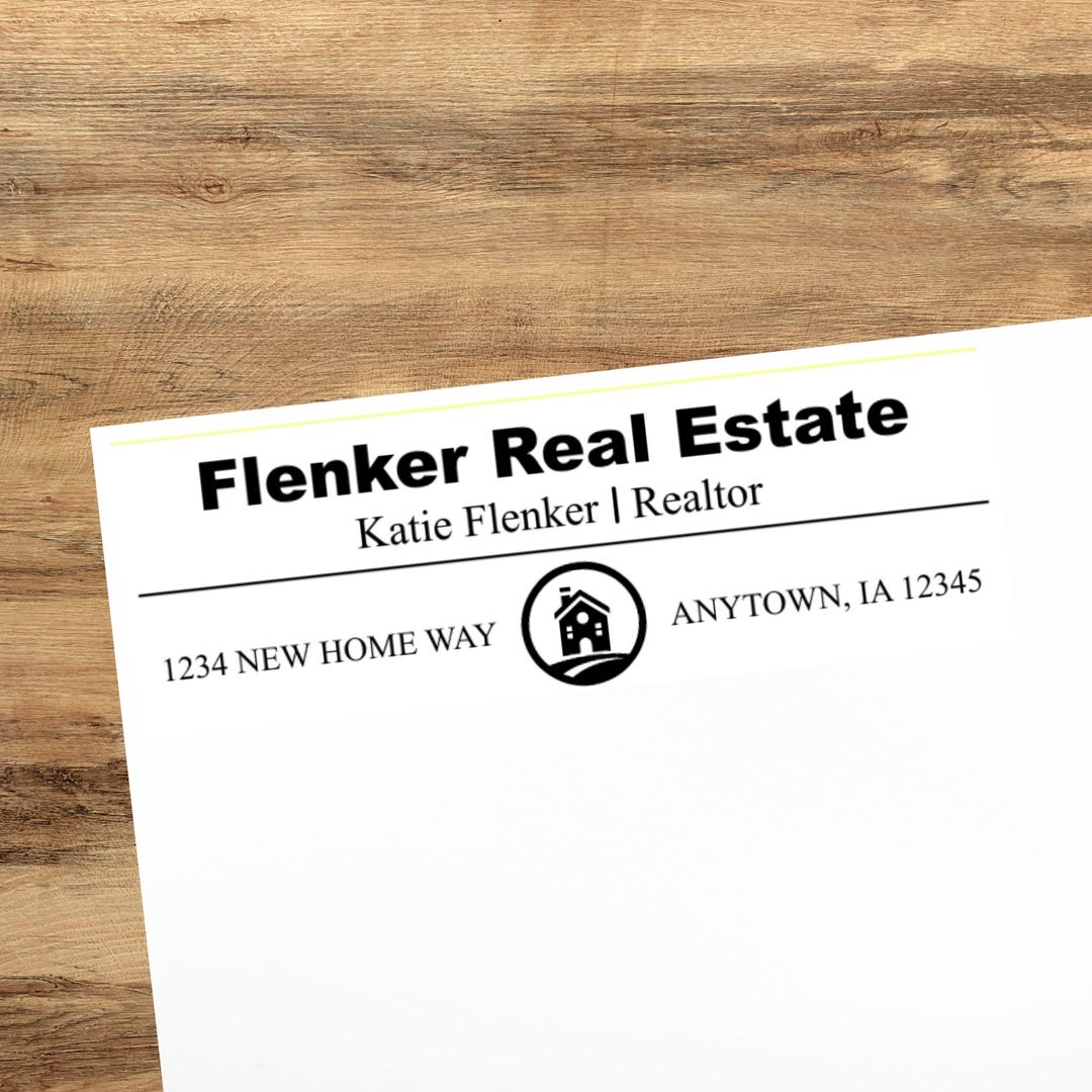 Realtor Address Labels Realtor Mailing Labels, Real Estate Marketing Sticker for Envelopes ...