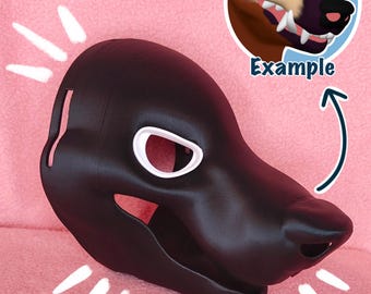 Hyena Fursuit Head Base, 3D Printed PLA, Customizable HQ Base for Costumes, Fursuits, Cosplay & Mascots