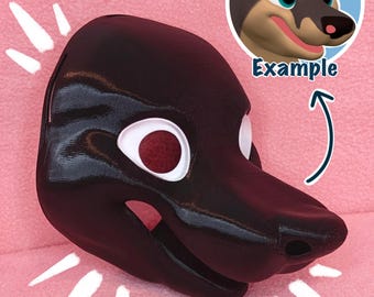 Otter Fursuit Head Base, 3D Printed PLA, Customizable HQ Base for Costumes, Fursuits, Cosplay & Mascots
