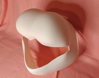 Misprint Screech Fursuit Head Base - CLEARANCE - lightly sanded, ready to ship, as is - Read Description