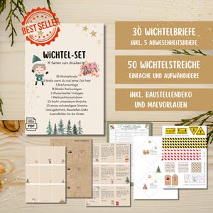 Kit completo de elfos en PDF | 30 cartas de elfos imprimibles, 50 bromas de elfos, accesorios de elfos, sobres, plantillas y cajas de mudanza