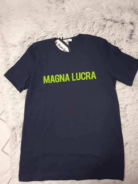 Black shirt with lime green writing sales