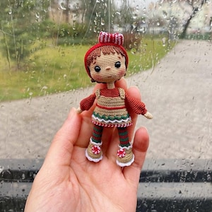 Gingerbread Miniature Amigurumi Gingerbread Handmade Crochet