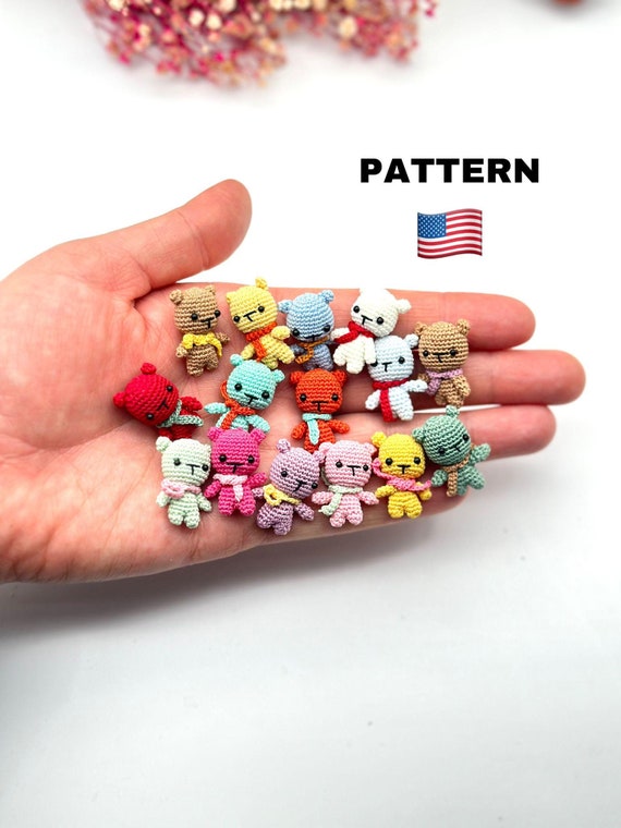 Miniature Amigurumi Gummi Bear Digital PDF Pattern Candy Bear Pattern