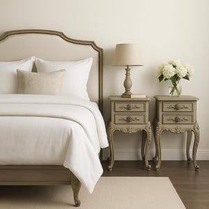 SOLD SOLD only customer orders!! Pair of Wood finish Nightstands / Pair of Side Tables
