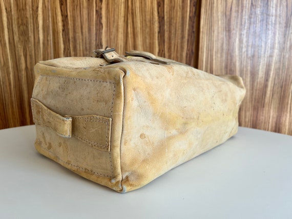 Vintage Leather Weekend Bag - image 3